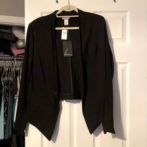 Lane Bryant black blazer size 18 with single hook closure